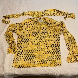 Vintage 80’s 100% silk blouse
